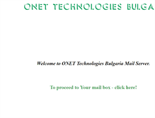 Tablet Screenshot of onet.bg